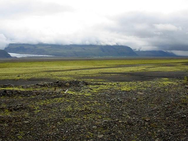 View east from dam