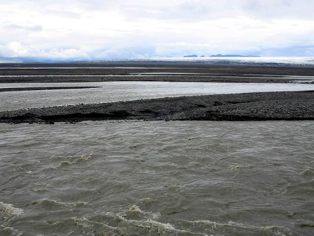 View west from dam