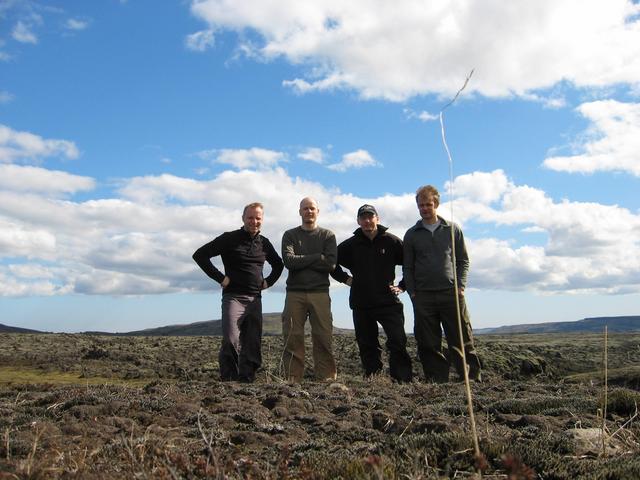 Photo of the group on the spot