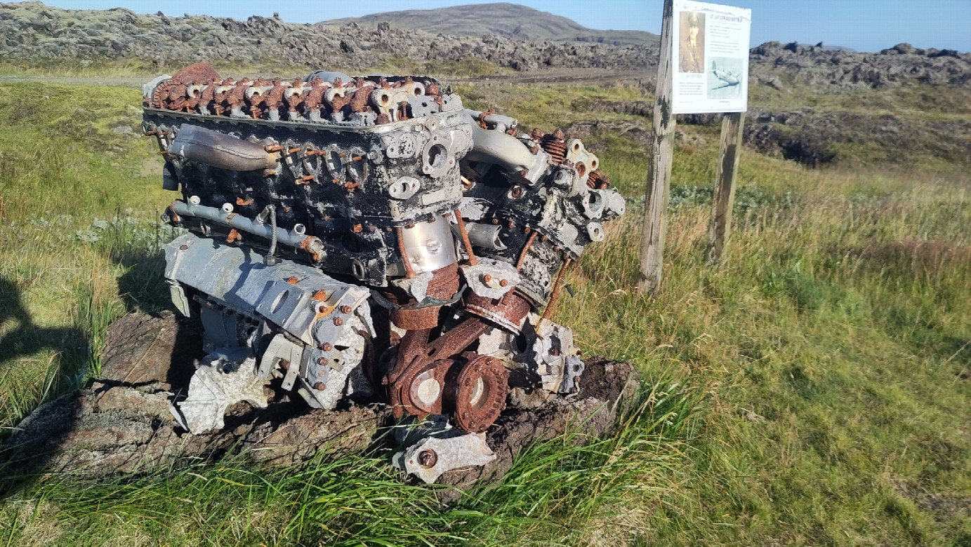 #11_engine of a military aircraft at the parking area