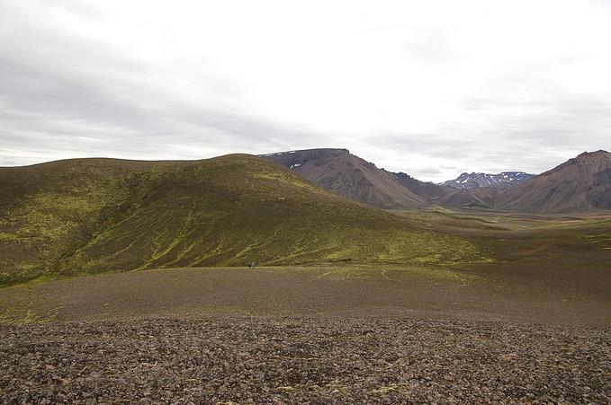 Looking southeast with my family at the confluence point