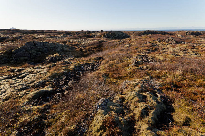 Overview from a point about 250 m east of CP looking west