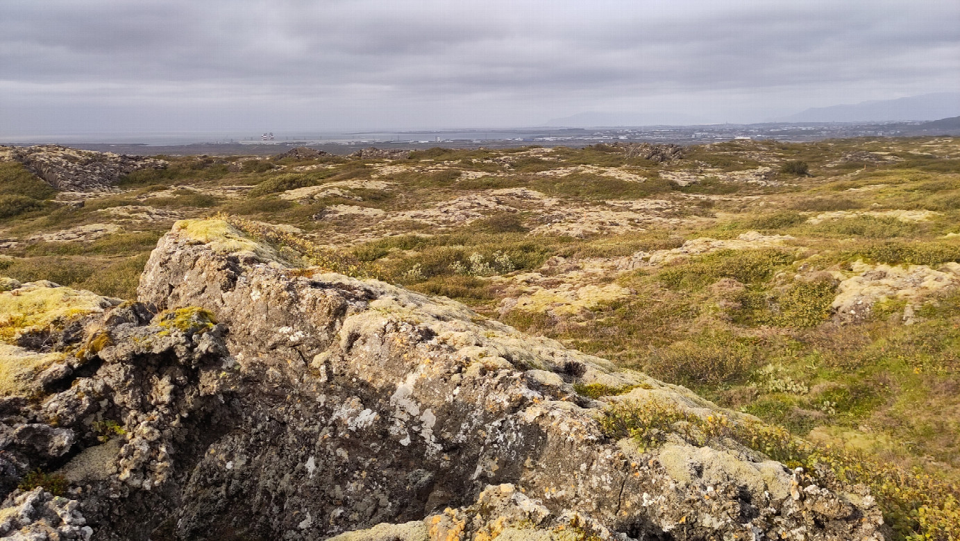 view to Reykjavik