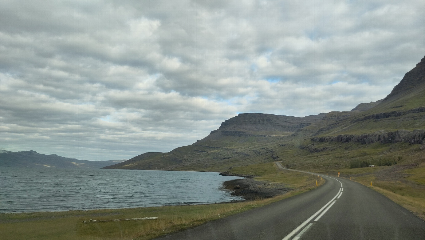 coastal road leading to the CP direction east