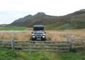 #6: The expedition vehicle arrives at the end of the track at Fjöll