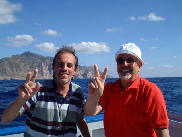 The spot, toward Marettimo Island - Il punto, al largo dell'isola di Marettimo