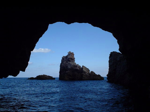 Grotto we visited on the way - Grotto visitato prima del punto