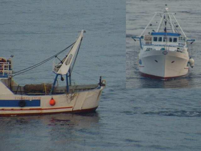 "Padre Pio" is coolly engaged in fishing on the confluence