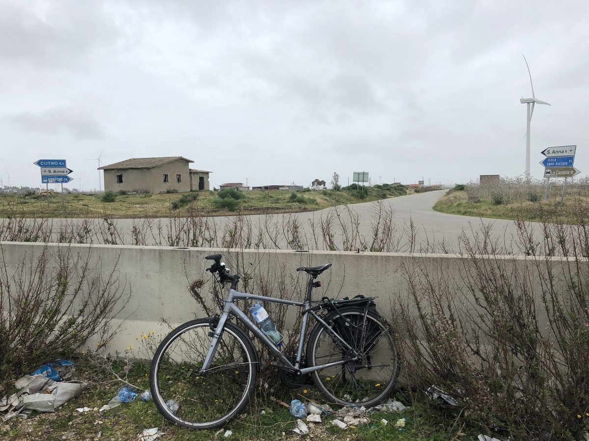 Bicycle parking near the Confluence