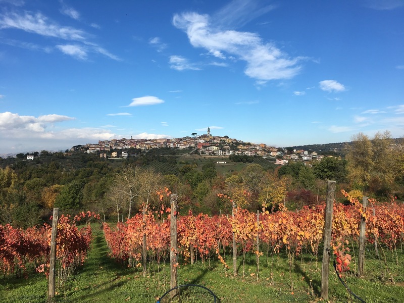 The hilltop village Sant'Angelo all'Esca