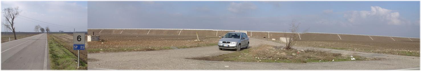 SS168 under construction – entry to gravel road northwards