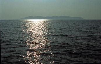 #1: View from the confluence toward West - Capraia island