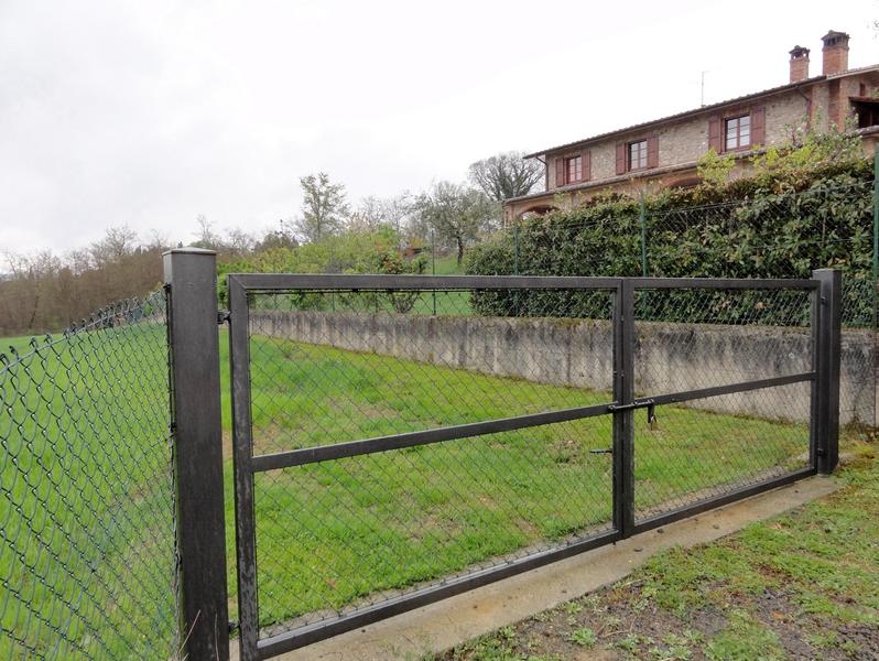 East view and the gate to the field