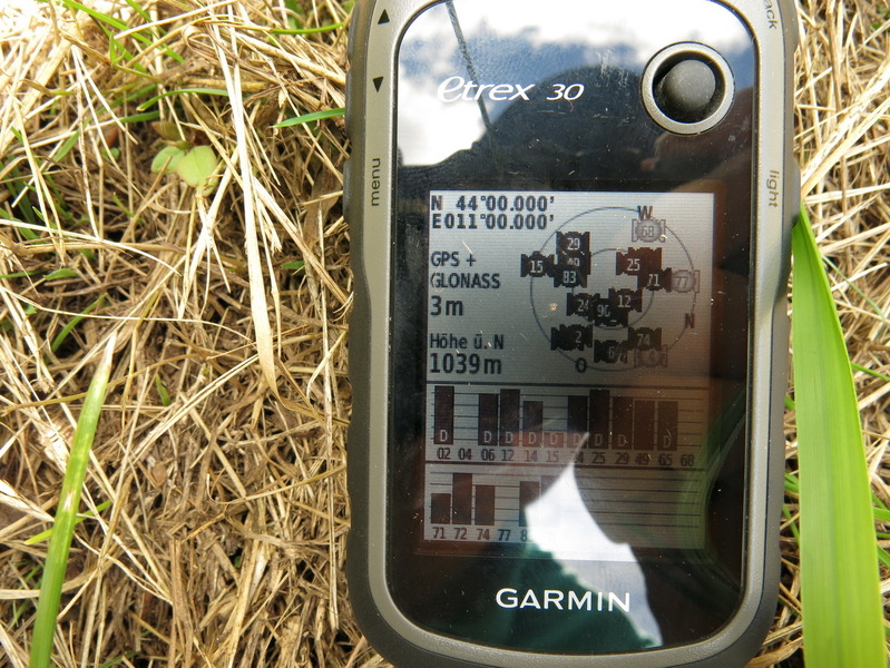 GPS reading