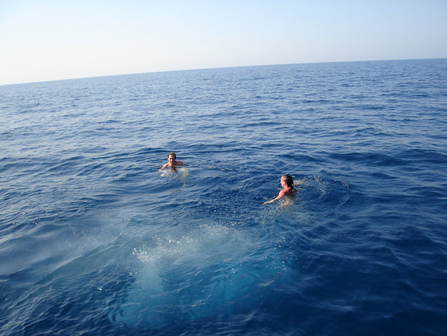 swimming at the confluence