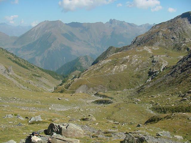 Vista verso nord dalla confluenza