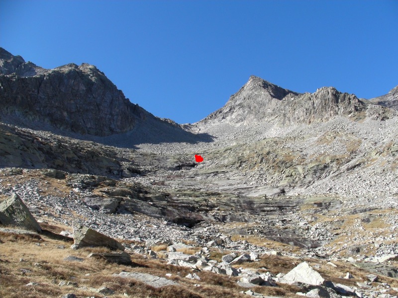 View on the point when arriving