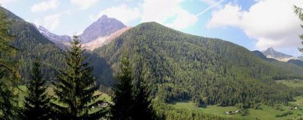 #1: Panorama NORTH, towards the ZILLERTALER ALPEN