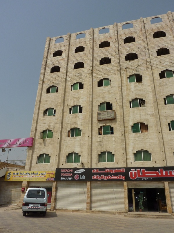 View of the building on the CP, from the other side, with a new construction on top