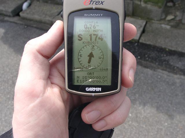 GPS reading