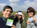 #2: Joseph Kerski, Eri Suzuki, and Masayo Tsuchida feeling centered at the confluence point.