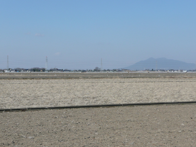 North view with Mt. Tsukuba in the background