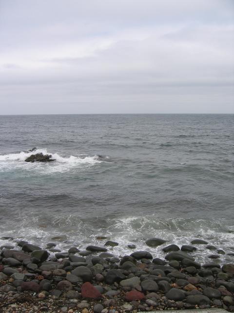 View out to sea from 41°57.526'N, 140°55.684'E