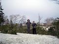 #7: Victorious Jonathan on the left, Colin at right, about 20 meters up from the confluence