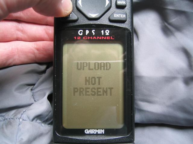 Defective GPS.