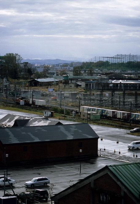 Near Asahikawa Station viewed from the hotel I stayed at.