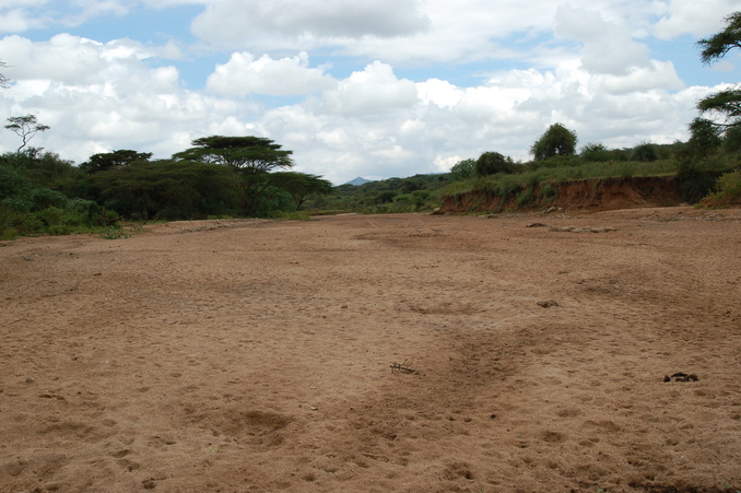 Dry river bed