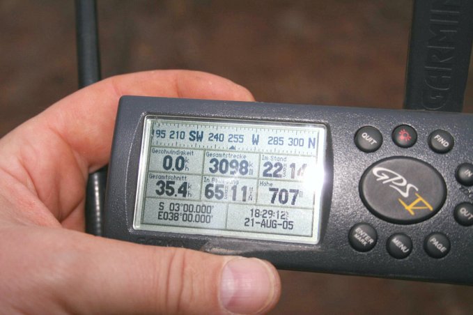 GPS reading