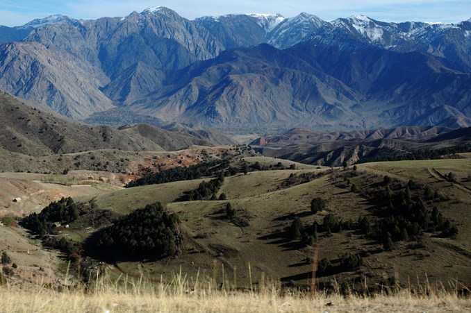 A view of the range during the first attempt