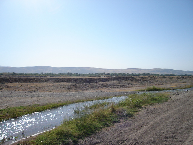 200m west of the confluence looking towards the riverbed