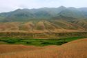 #8: 100 meter above: Bazarturuk Valley and Songköl Too from confluence plateau