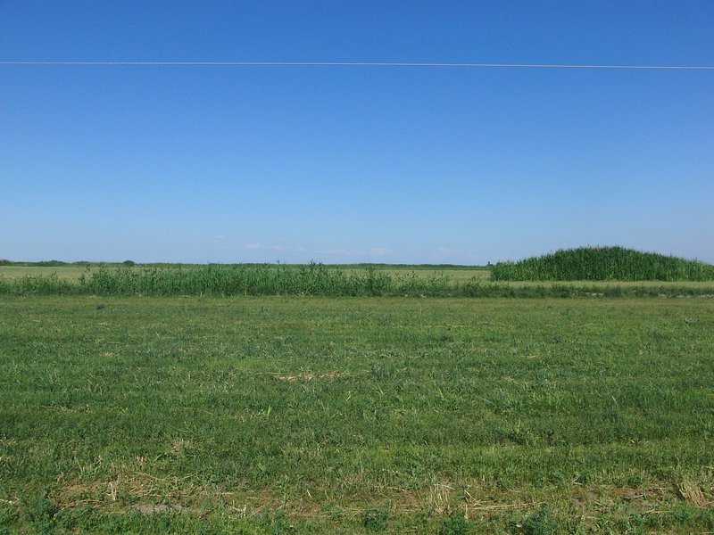 View to the East - Irrigation canal and road