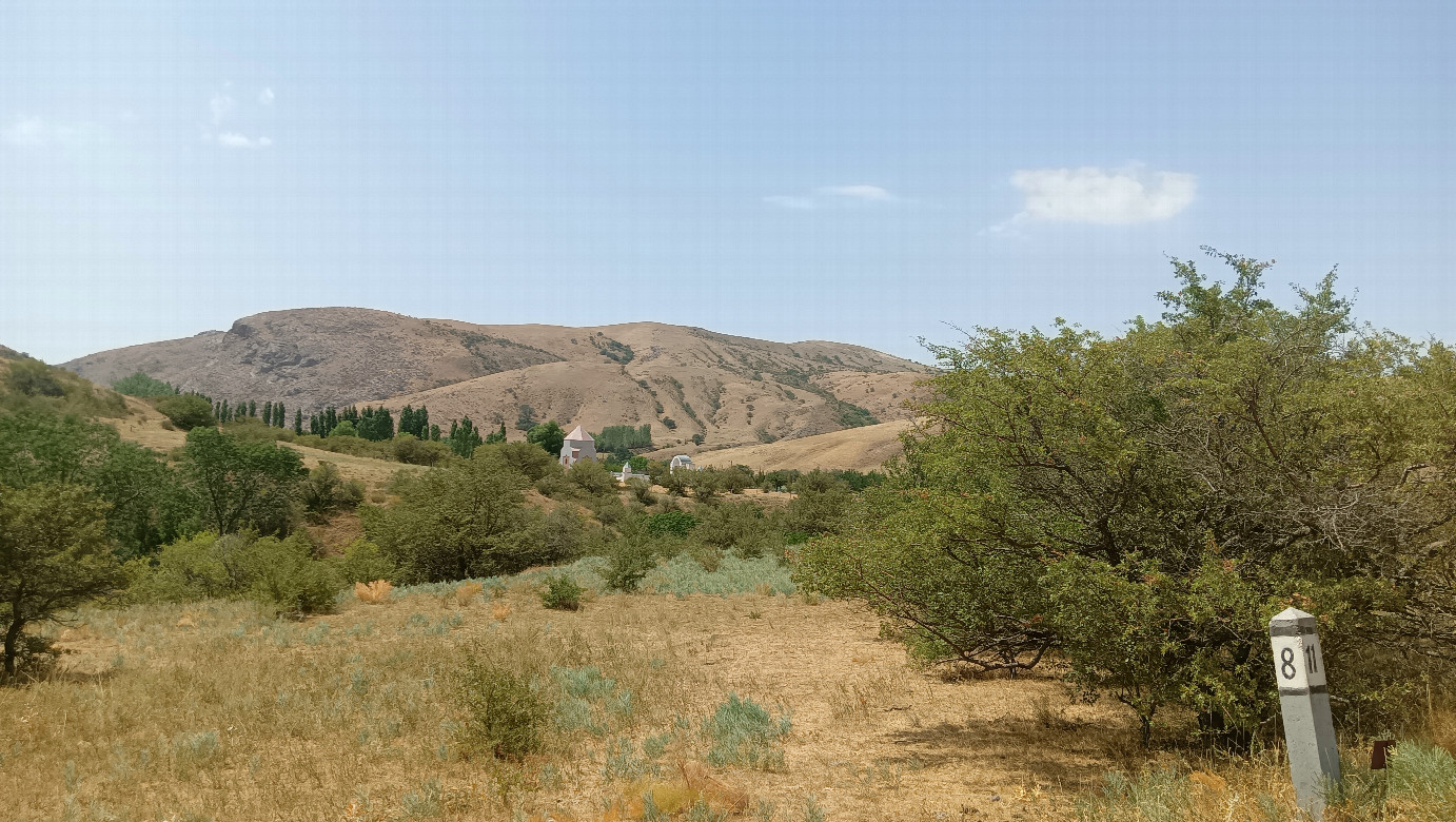 Kos Ana Mausoleum at a distance