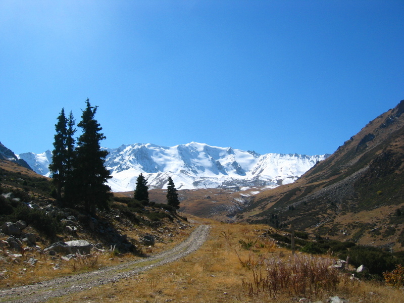 Track Leding to the Confluence Point