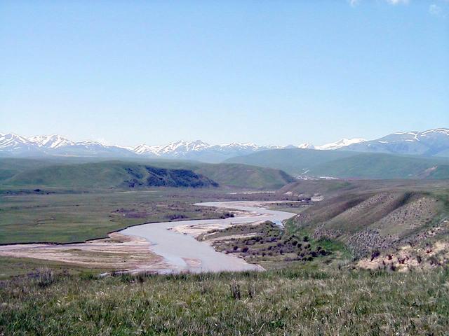 Panoramic view from hill