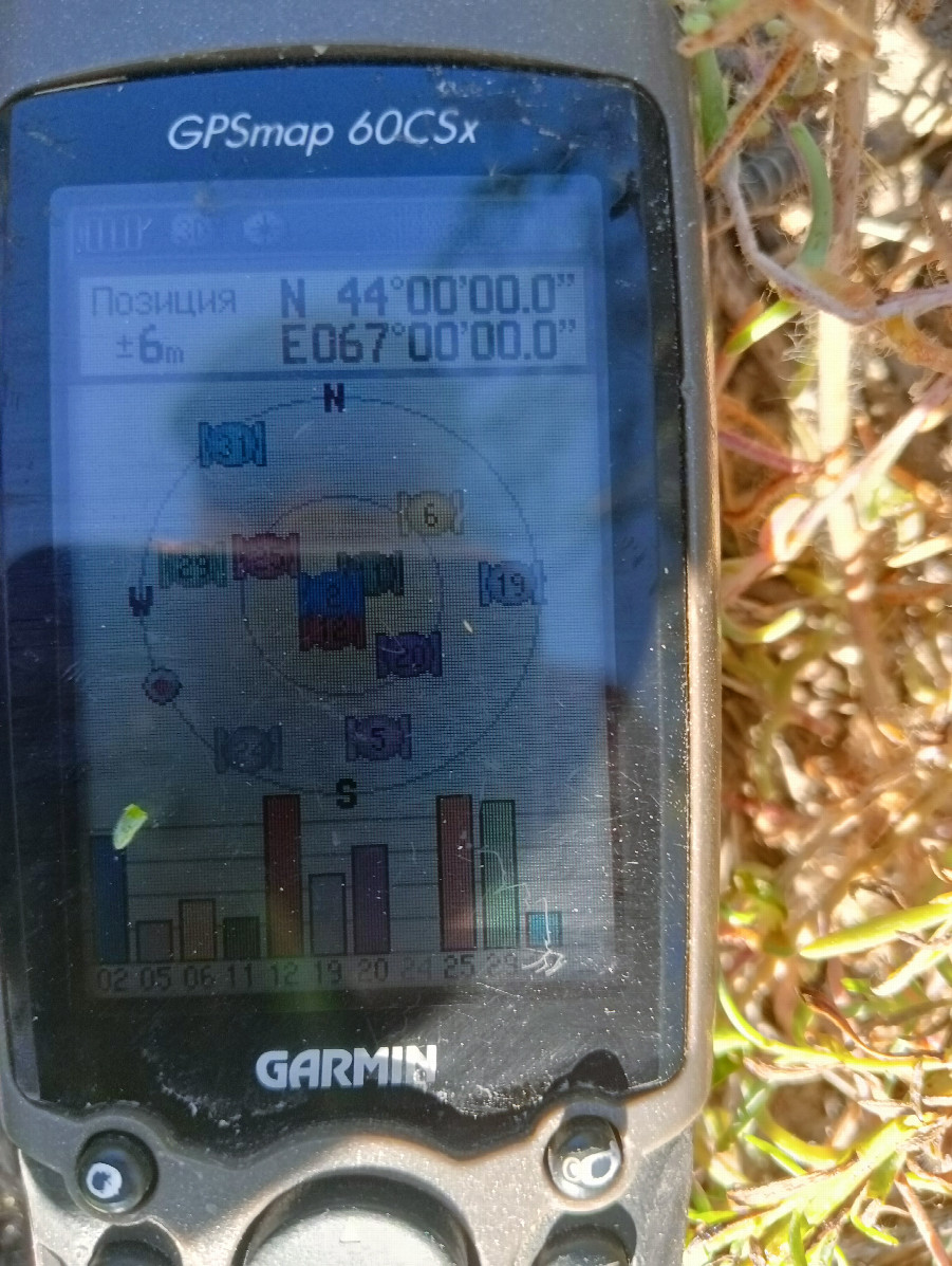 GPS reading