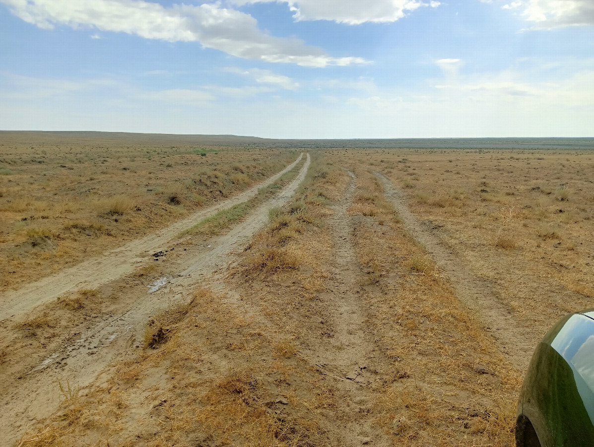 Deserted landscape near CP