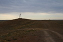 #9: Tripod marks a branch-off 2 kilometers from the confluence