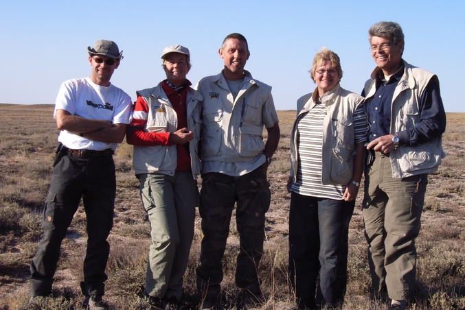 The group, from left to right: Alex, Netty, Folkert, Yvonne (my wife) and myself