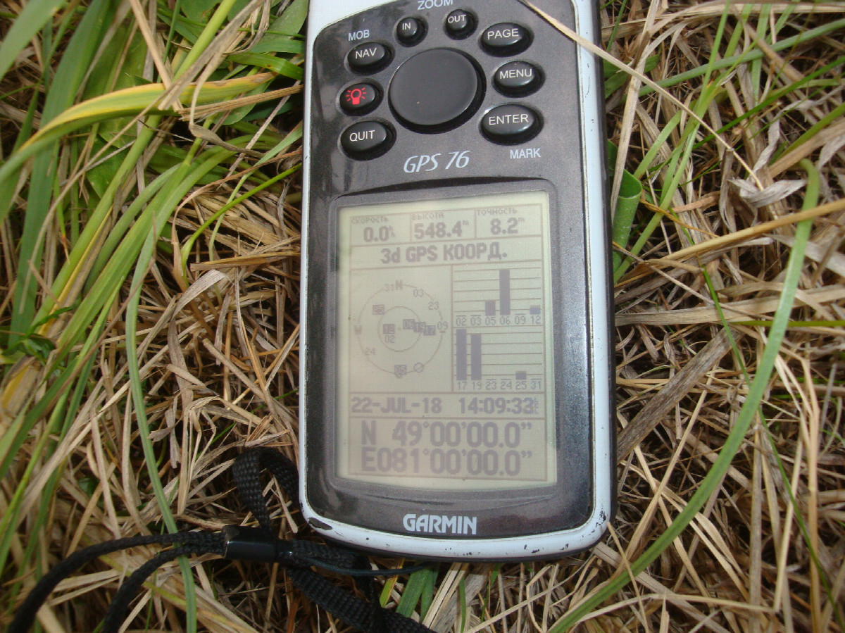 GPS reading