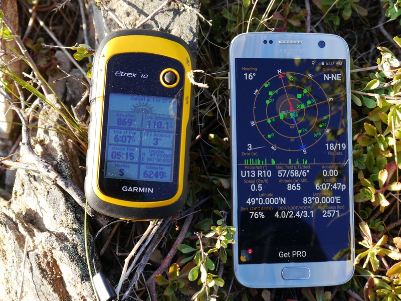 GPS readings