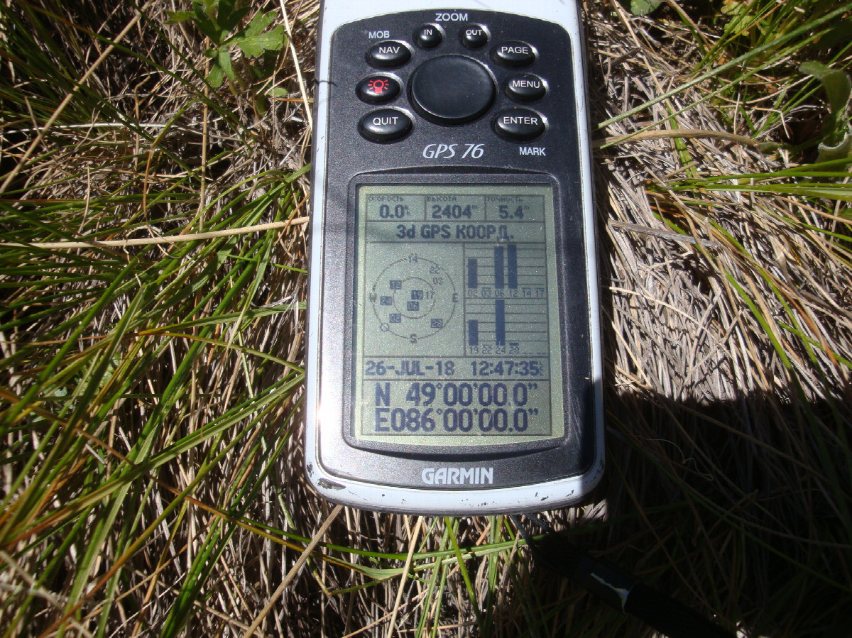 GPS reading