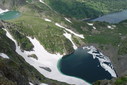 #8: The cascade of high-mountainous lakes.