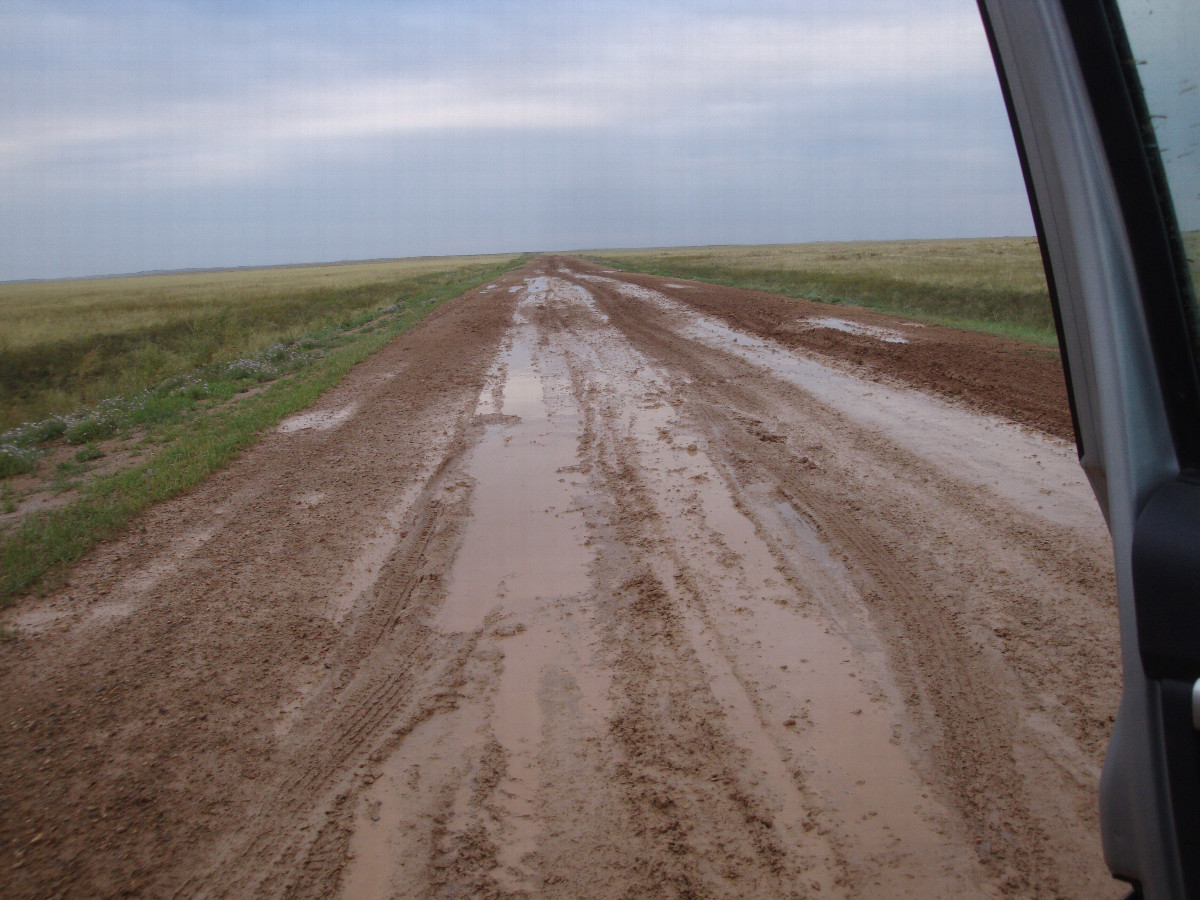 Насыпная дорога / Sandy road