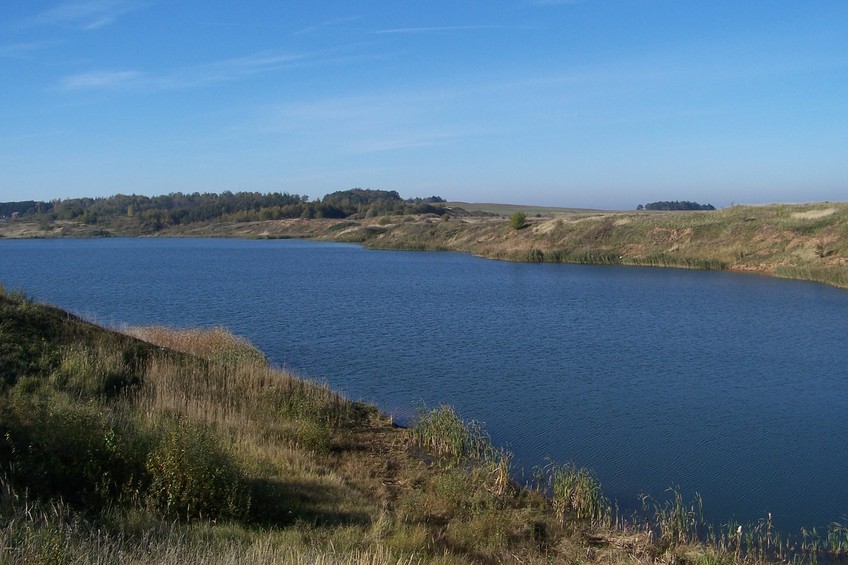 General view of the confluence (towards W)