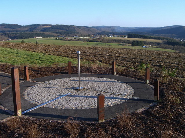 View to the point / Blick zum Confluence Punkt